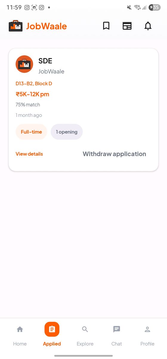 Applied screen